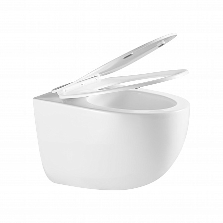 Подвесной унитаз безободковый Terminus Енисей Монолит 560х390 белый Усть-Илимск - фото 7