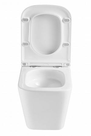 Подвесной унитаз безободковый Terminus Ватикан Монолит 490х340 белый Усть-Илимск - фото 7