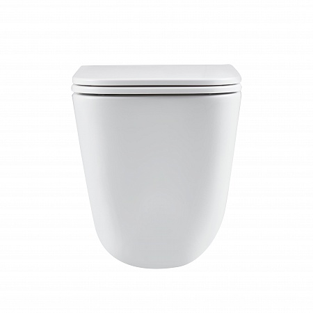 Подвесной унитаз безободковый Terminus Ватикан Монолит 490х340 белый Усть-Илимск - фото 6