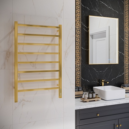 Ватикан П8 500х850 Электро Полотенцесушитель TERMINUS Брашированное золото Усть-Илимск - фото 3 Ватикан П8 500х850 Электро Полотенцесушитель TERMINUS Брашированное золото Усть-Илимск - фото 3